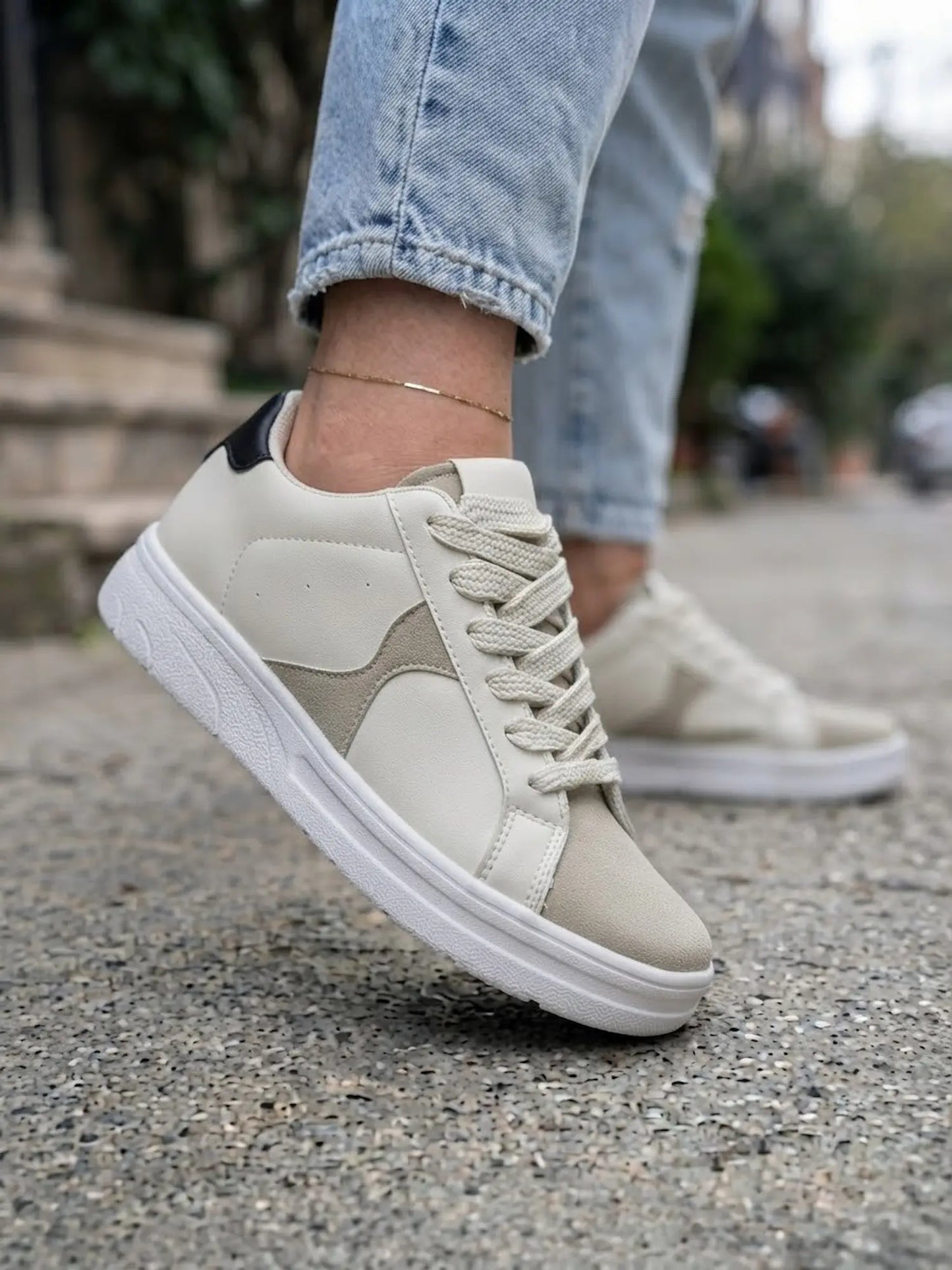 Tenis de mujer porto beige