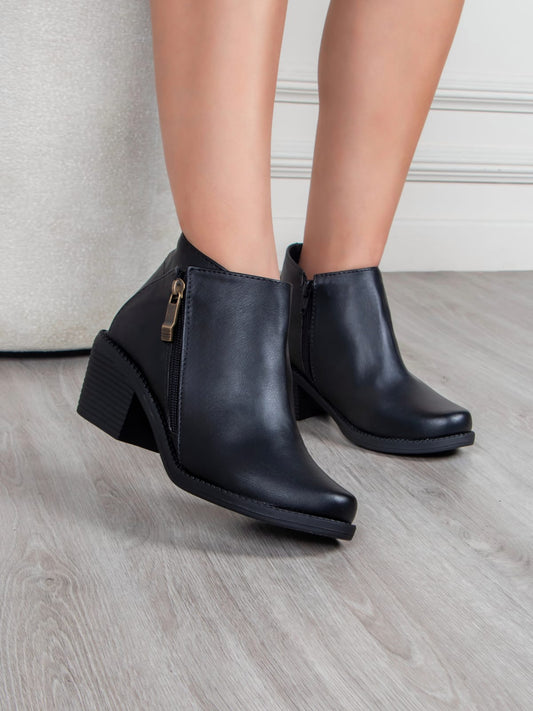 botines para mujer genova negro 2