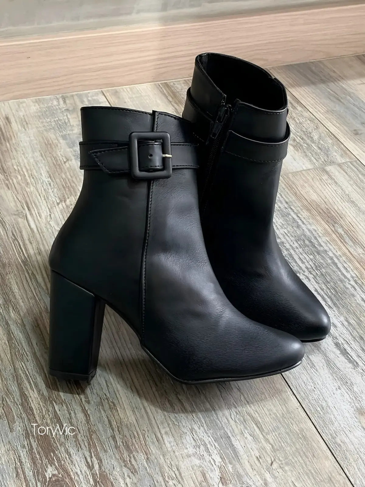 Botines de mujer brucelas negro