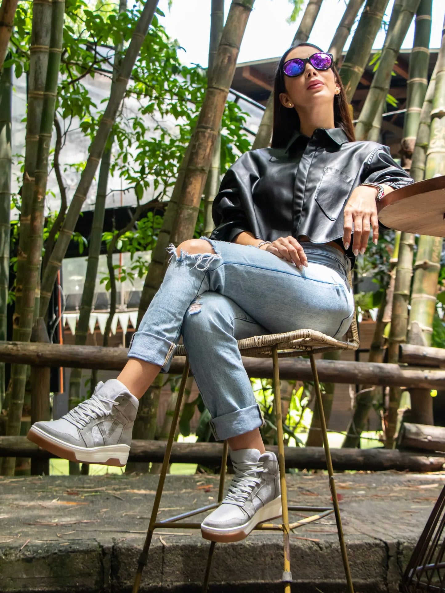 tenis, botines, sandalias y zapatos para mujer en colombia. chicago gris 2