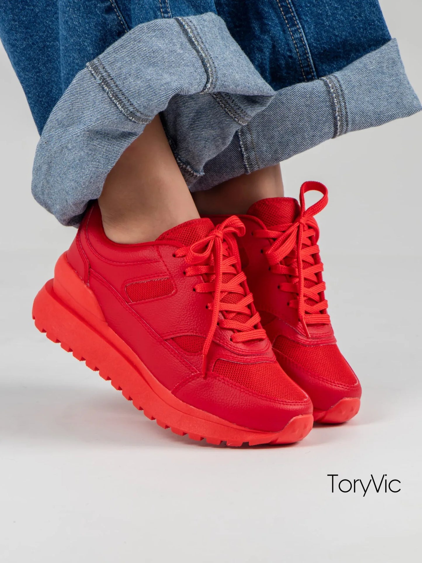 tenis, botines, sandalias y zapatos para mujer en colombia. london rojo 1