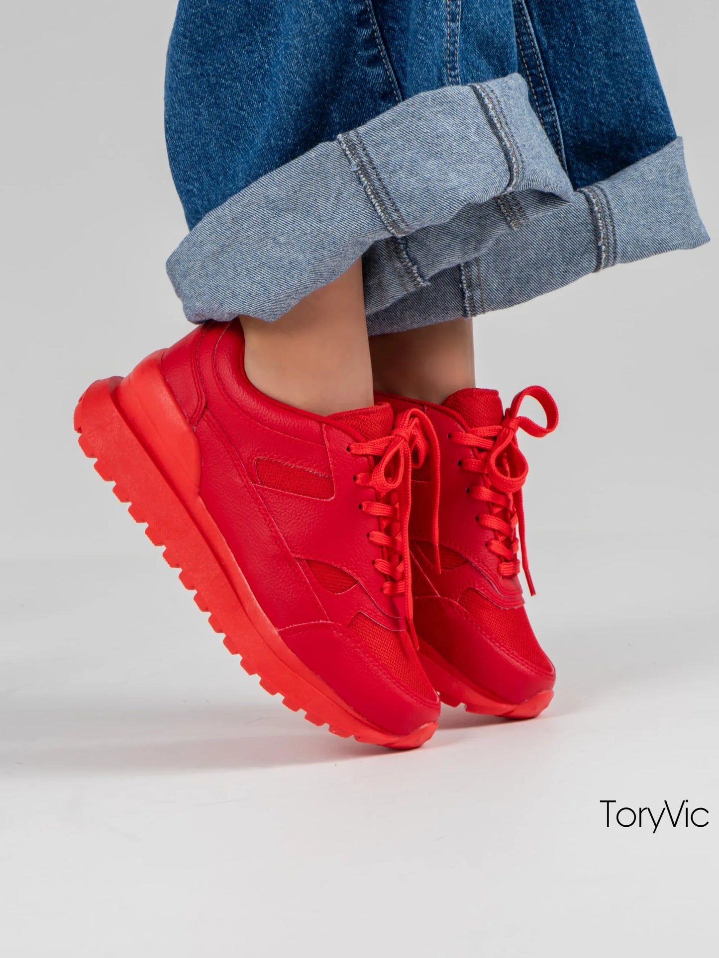 tenis, botines, sandalias y zapatos para mujer en colombia. london rojo 3