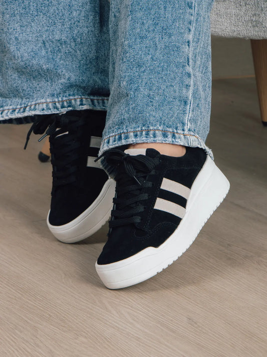 tenis de mujer york negro