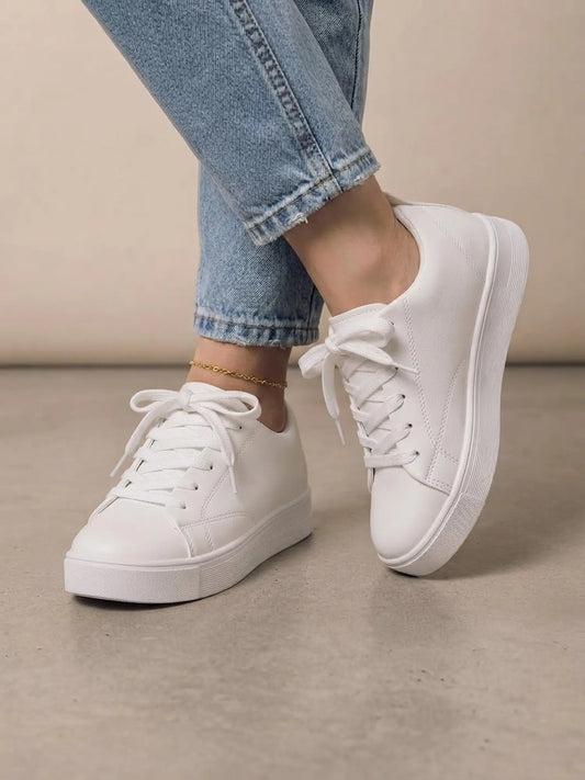 tenis para mujer classic blanco 5
