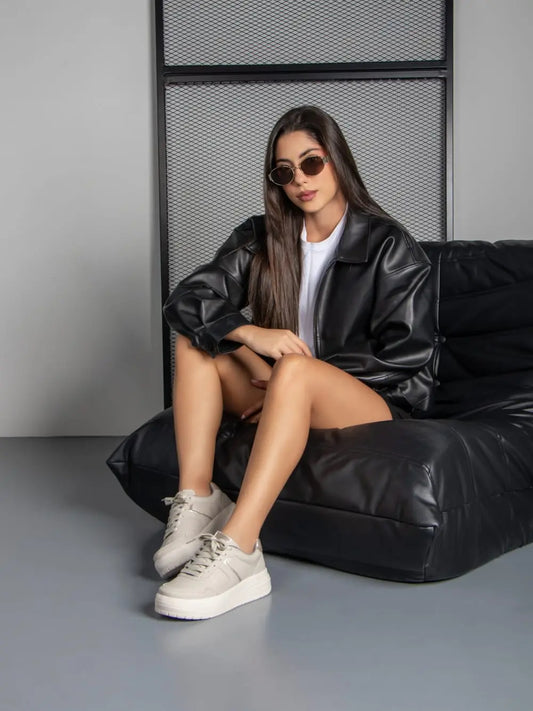 tenis para mujer lucca crema1