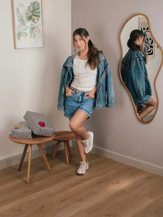 tenis para mujer madrid crema 2