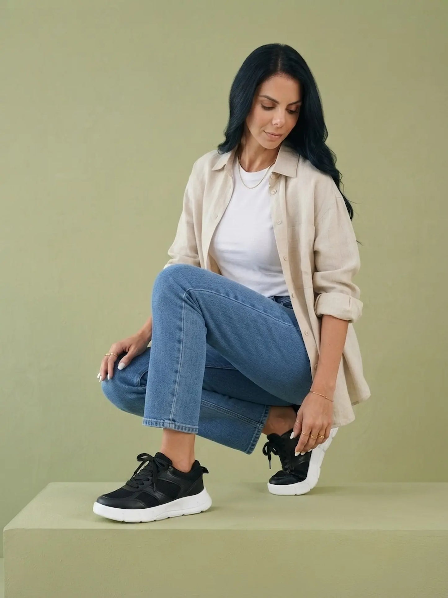 tenis para mujer montana negro 2