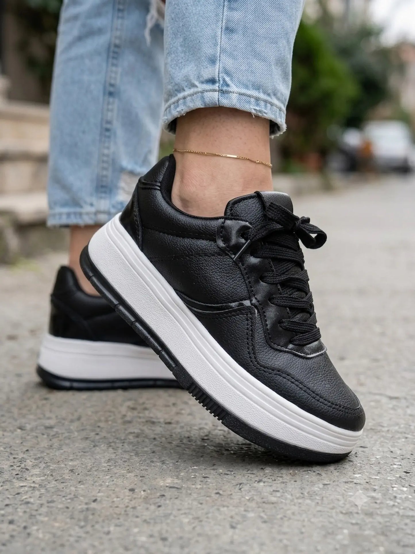 tenis para mujer niza negro 1