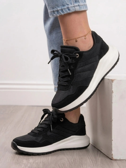 vibe neegro tenis de mujer