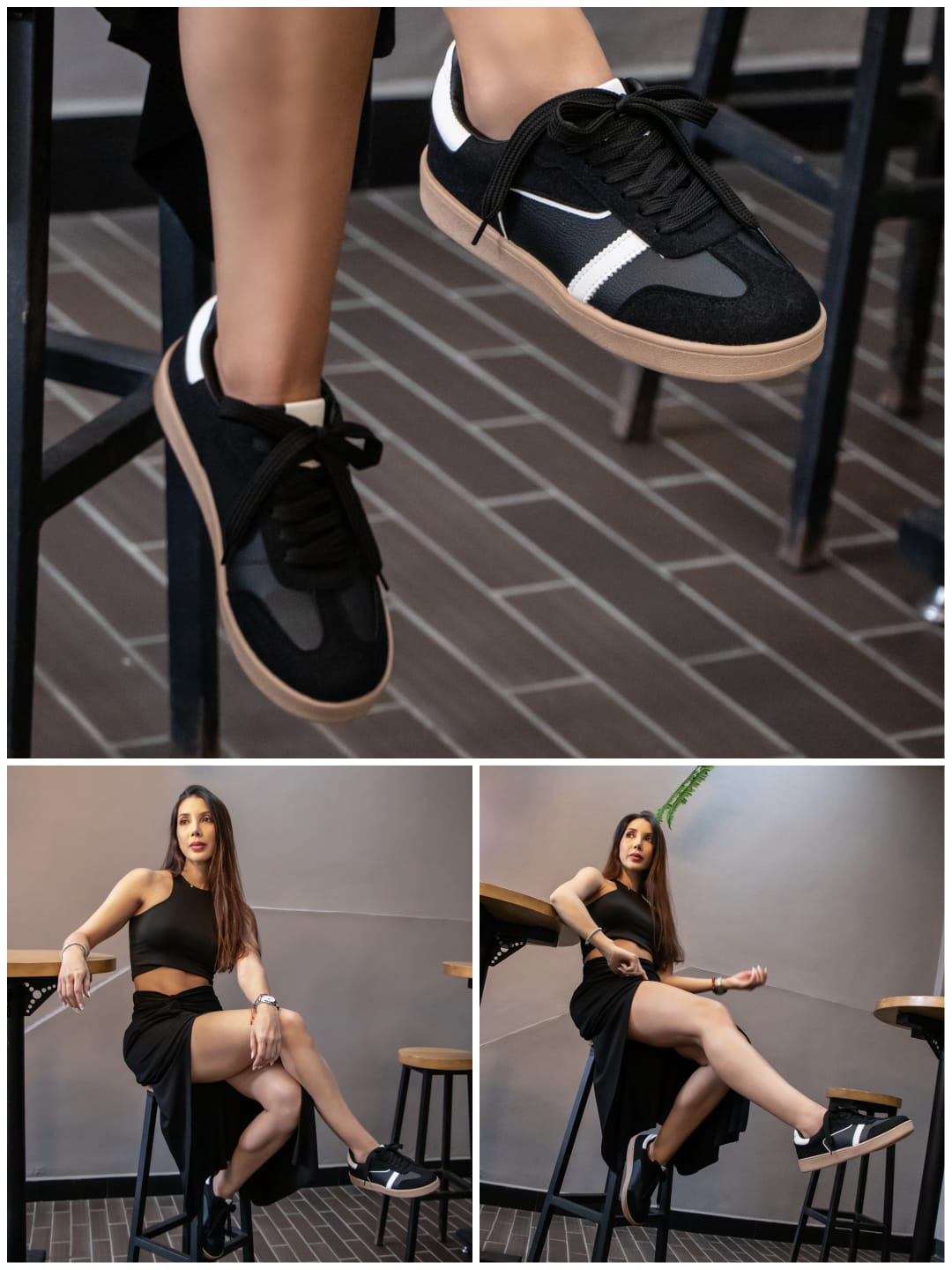 Tenis con suela baja