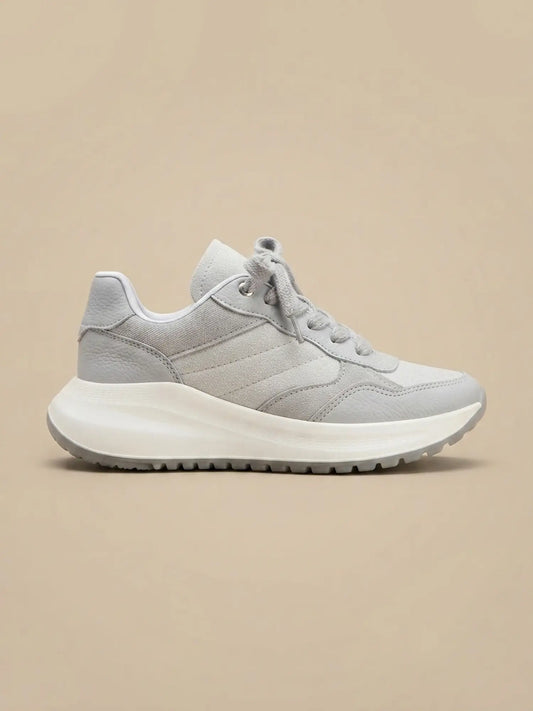 Tenis de mujer vibe plata