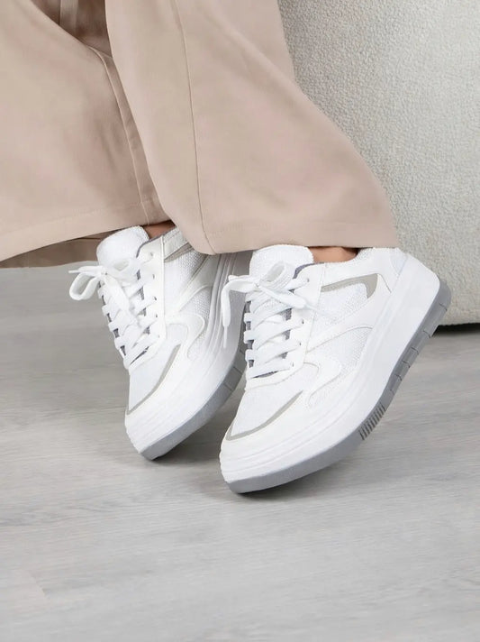 Tenis de mujer Trendy todo blanco