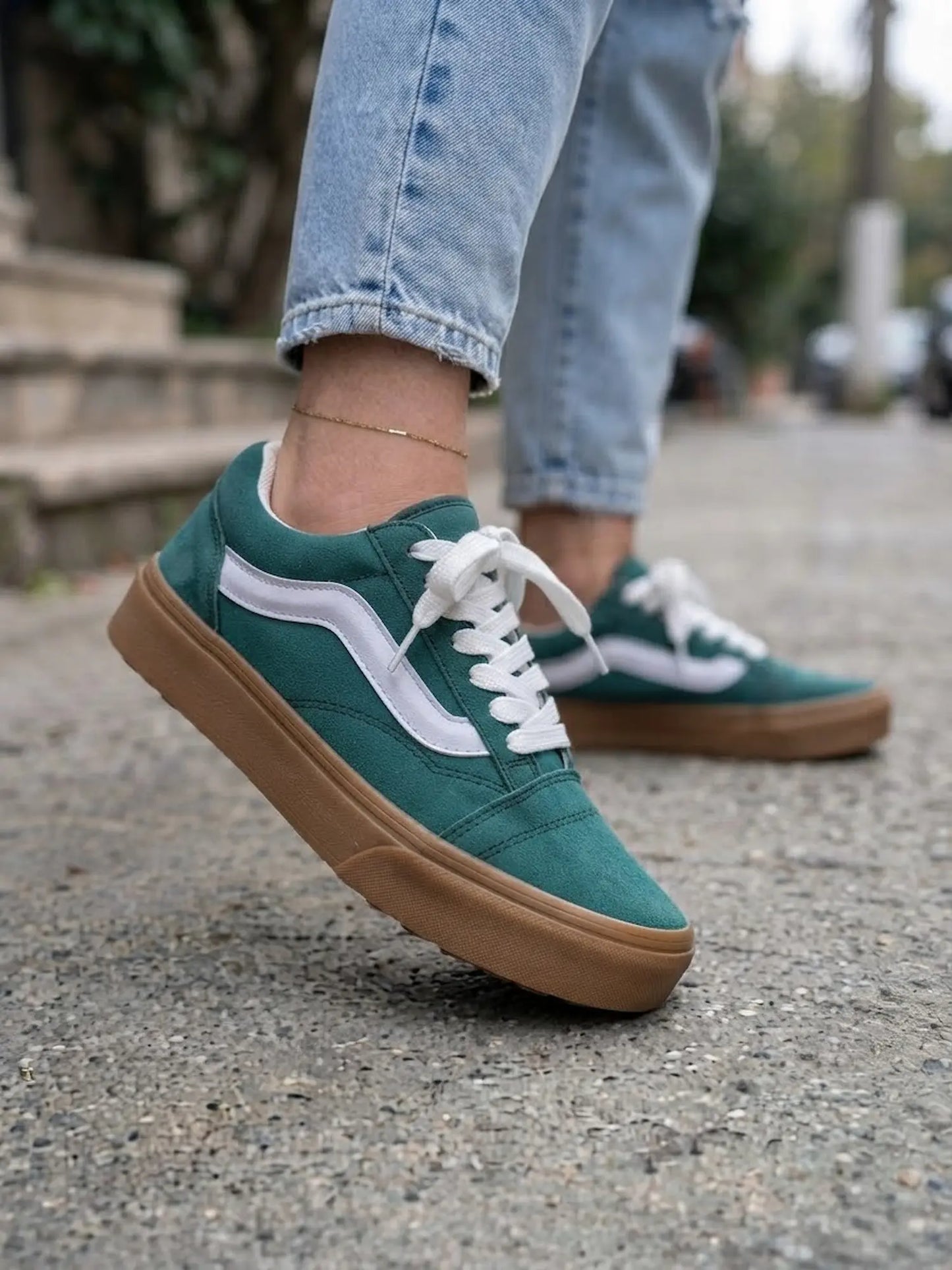 Tenis de mujer nara verde