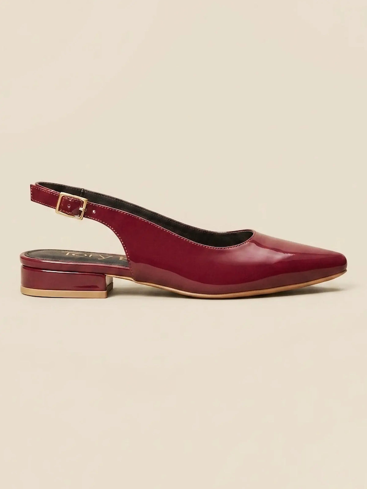 Zapato tacón bajo para mujer anastasia vino