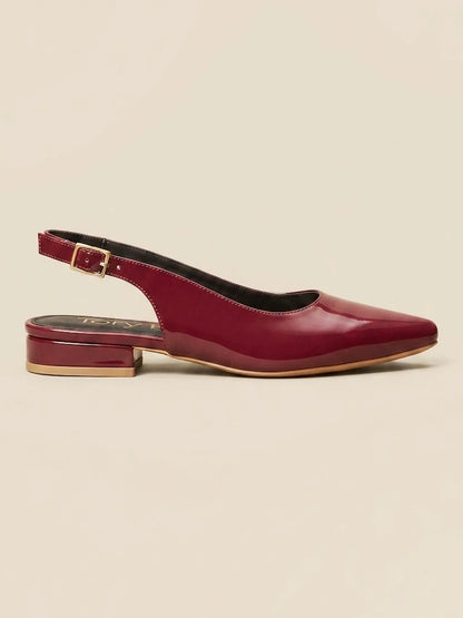 Zapato tacón bajo para mujer anastasia vino