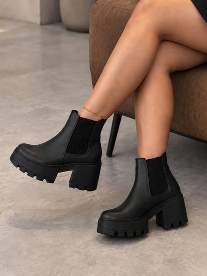 botas para mujer chelasea negro 
