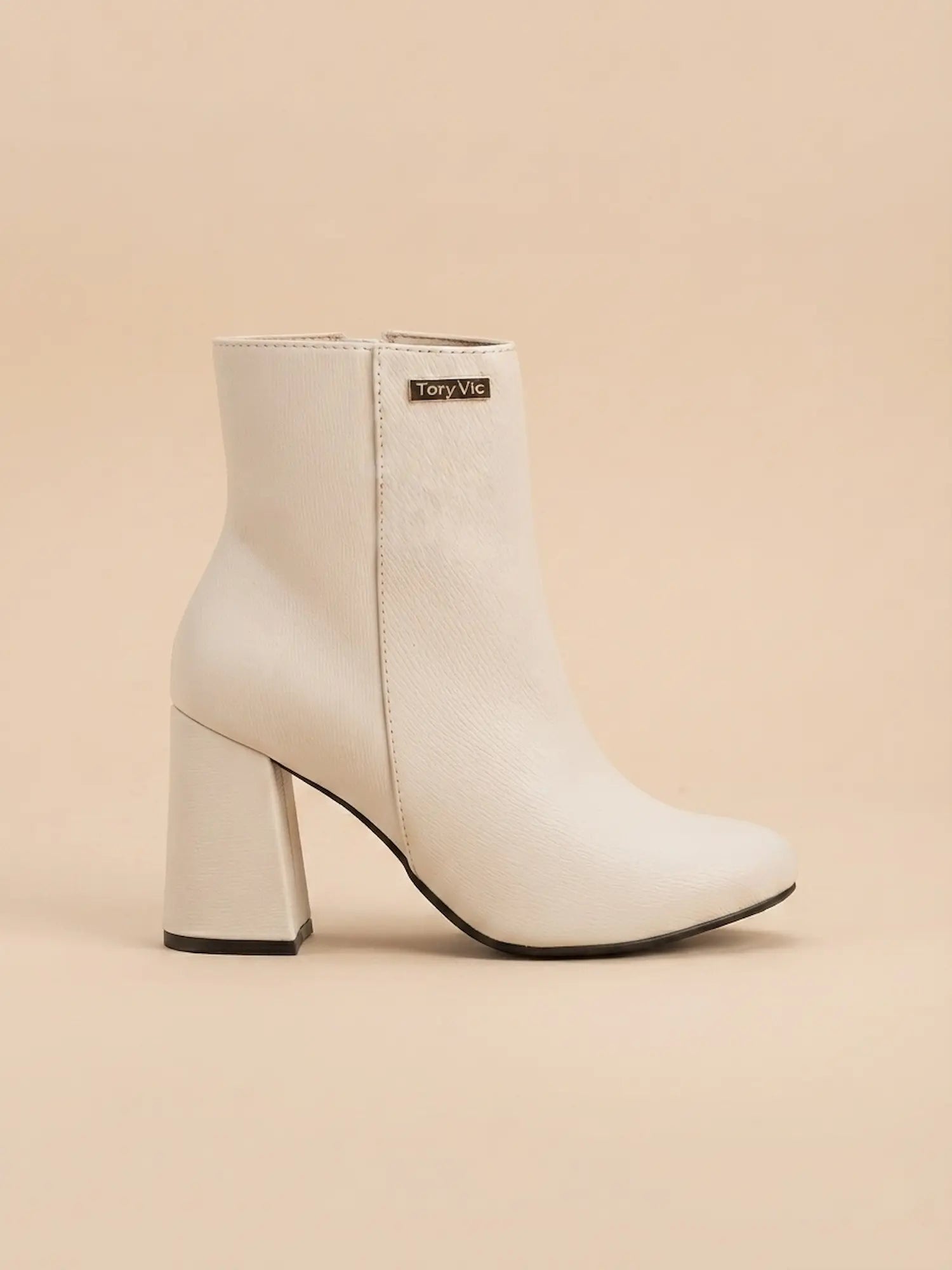 botines de mujer cairo crema 
