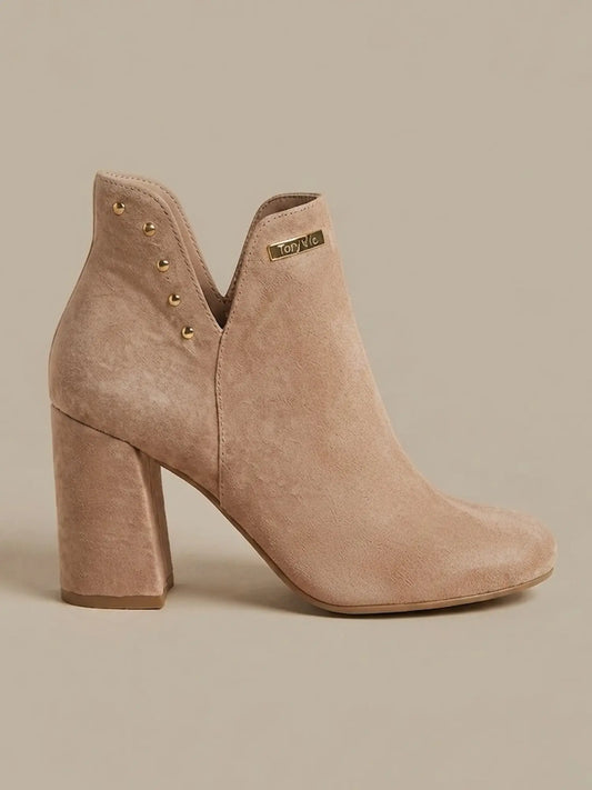 botines para mujer barcelona beige 4 