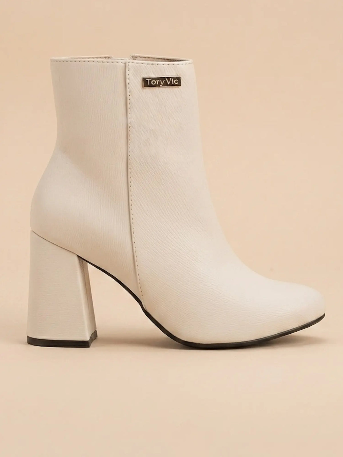 botines para mujer cairo crema 4
