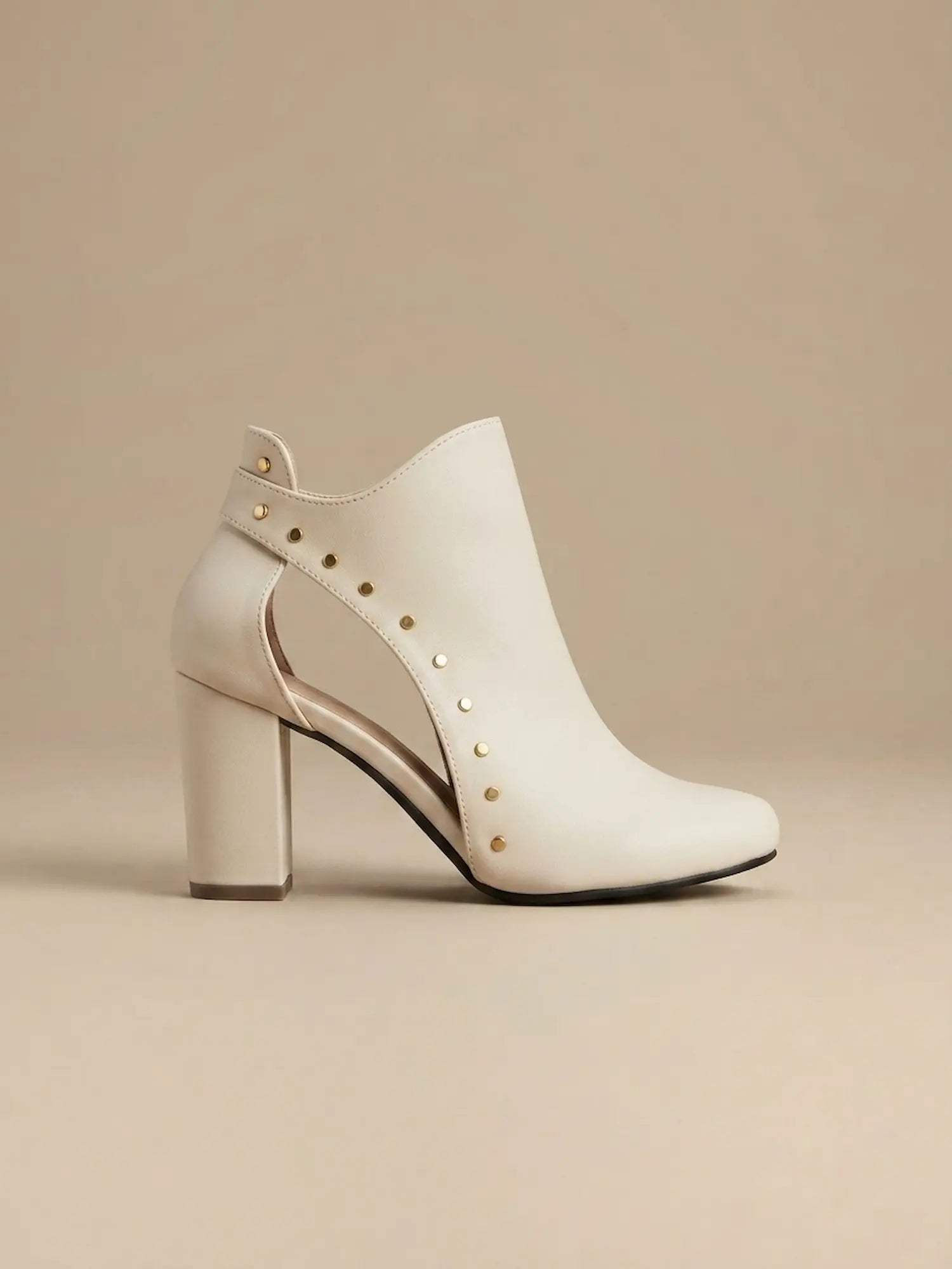 botines para mujer castello crema
