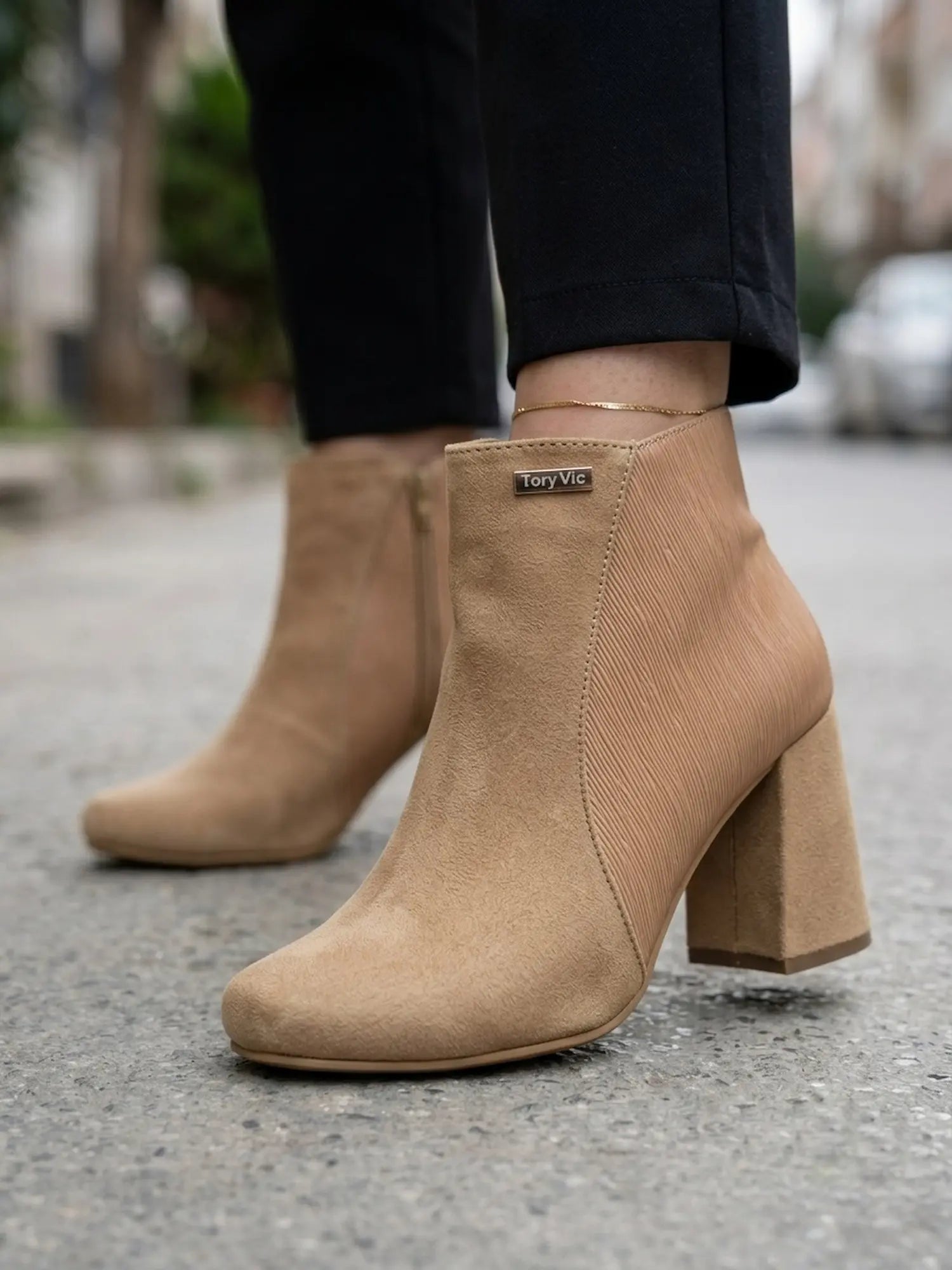 botines para mujer ottawa camel1