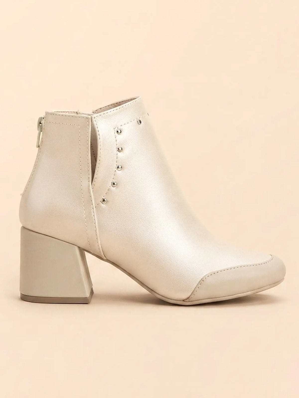 botines para mujer oxford champagne 3 