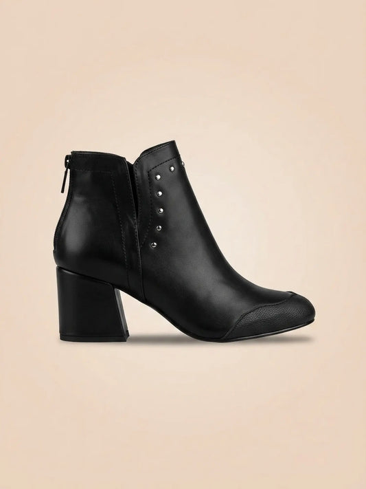 botines para mujer oxford negro 