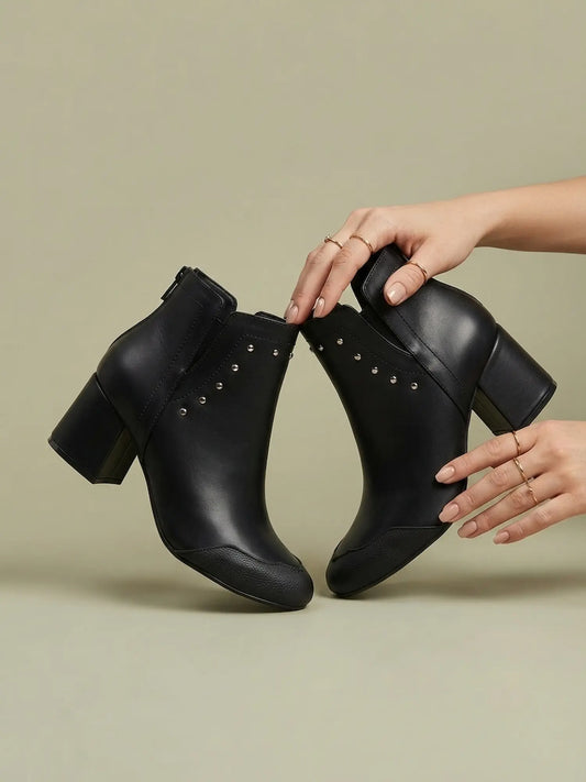 botines para mujer oxford negro 1