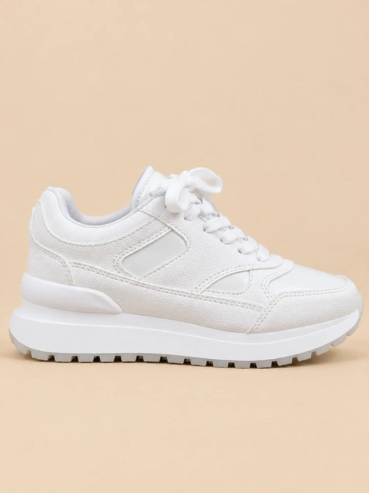 Tenis de mujer London todo blanco