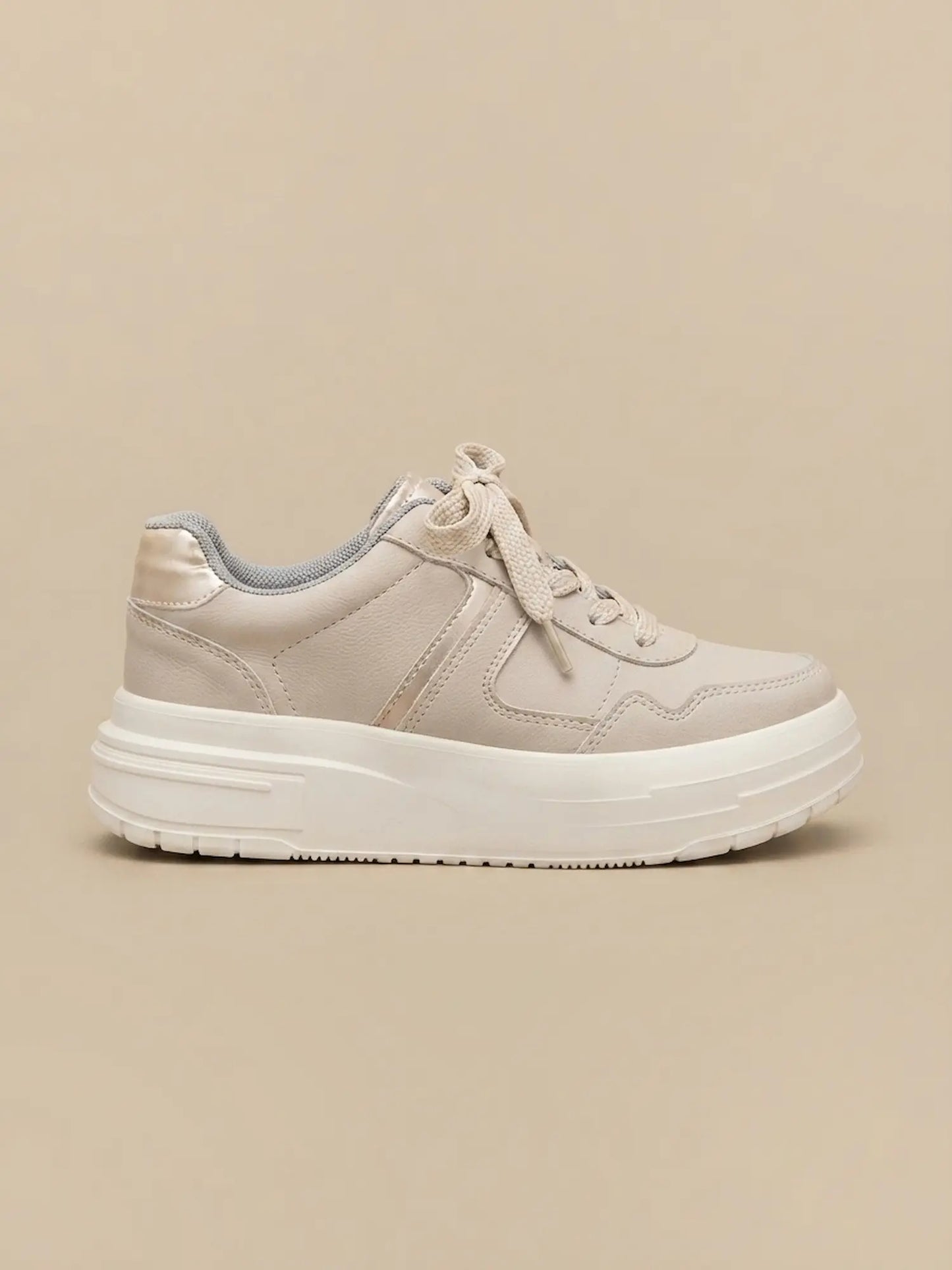 lucca crema tenis de mujer 