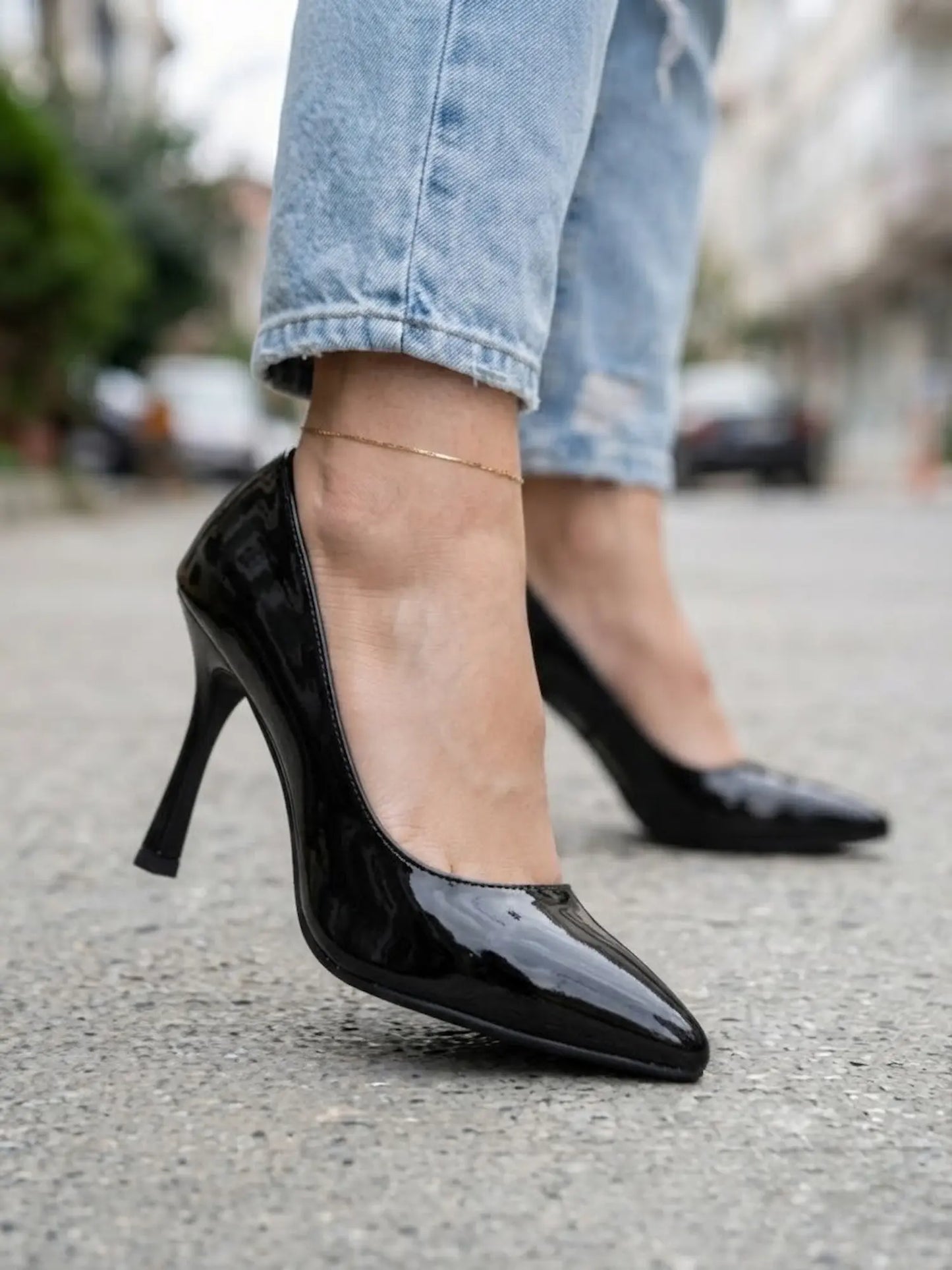 tacon de mujer eliza negro 1