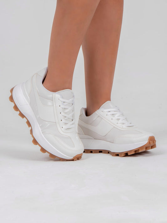 tenis, botines, sandalias para mujer toryvic . toledo blanco 