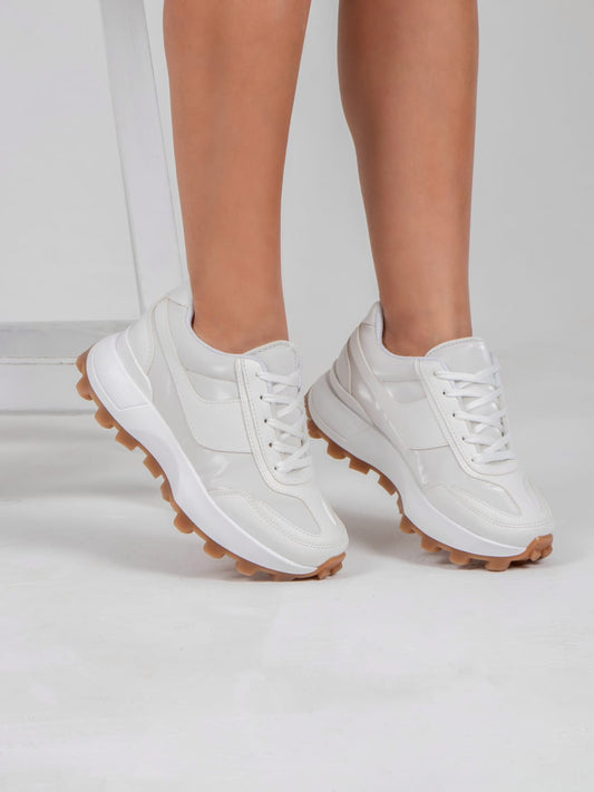 tenis, botines, sandalias para mujer toryvic . toledo blanco 23 