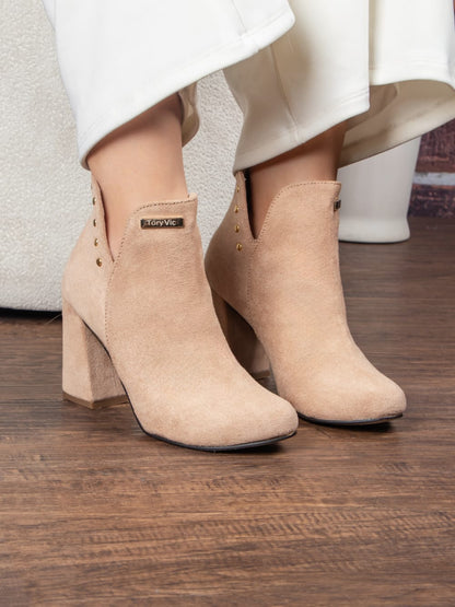 Botines de mujer barcelona beige