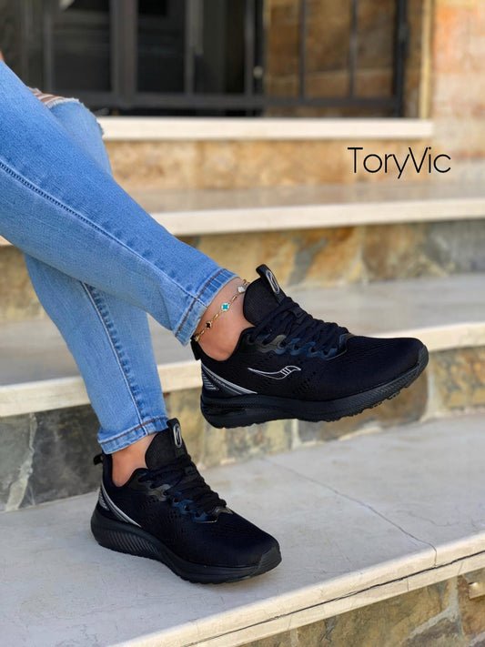Tenis de mujer Berlin todo negro