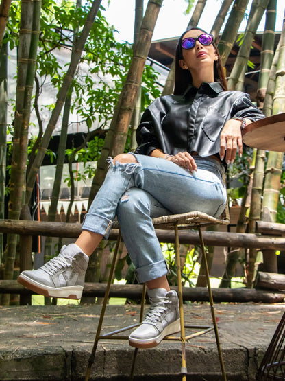 tenis, botines, sandalias y zapatos para mujer en colombia. chicago gris 2