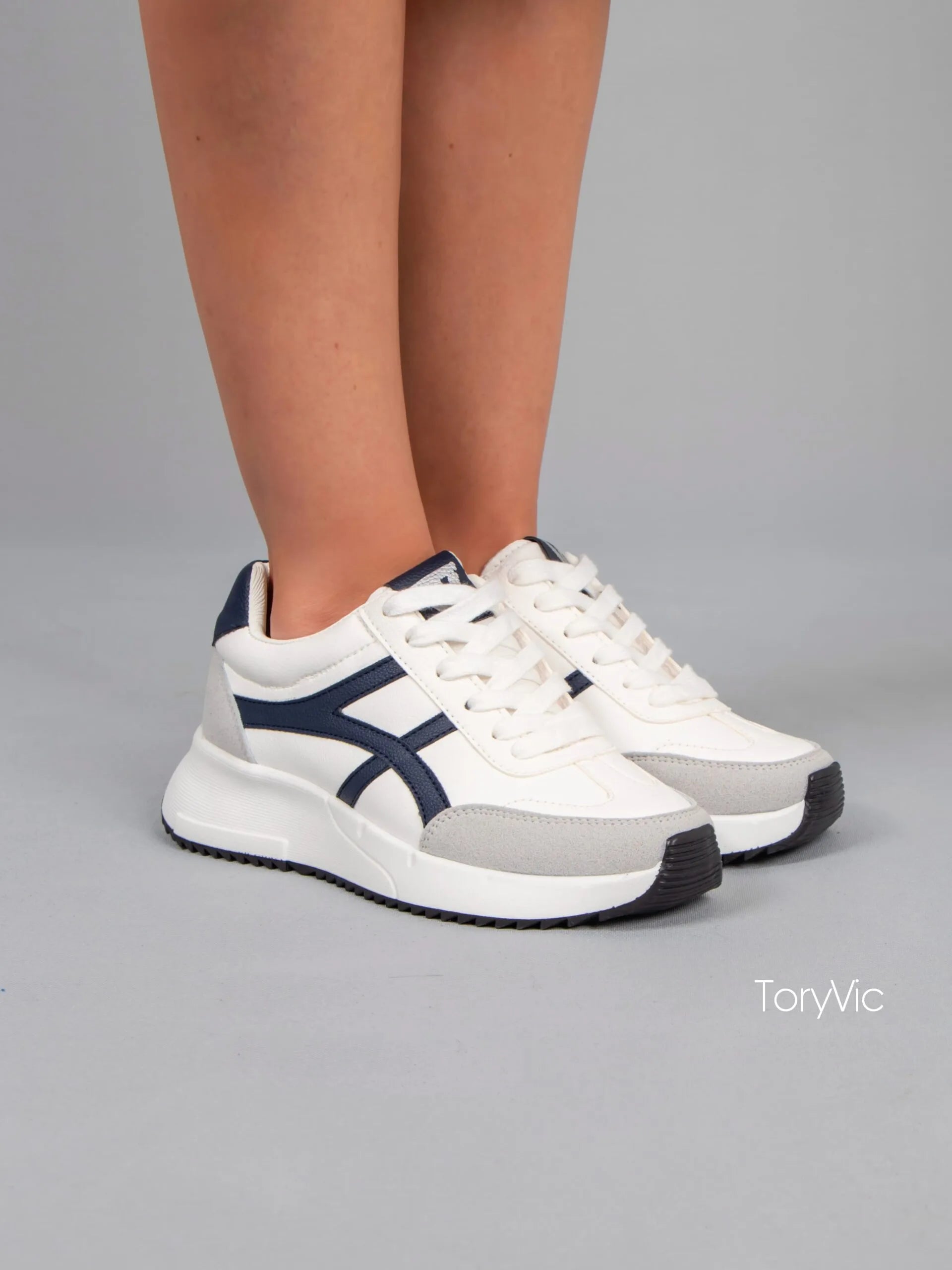 tenis, botines, sandalias y zapatos para mujer en colombia. kansas blanco azul 2