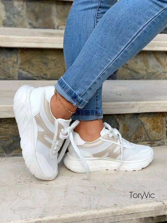 tenis, botines, sandalias y zapatos para mujer en colombia. milan blanco perla