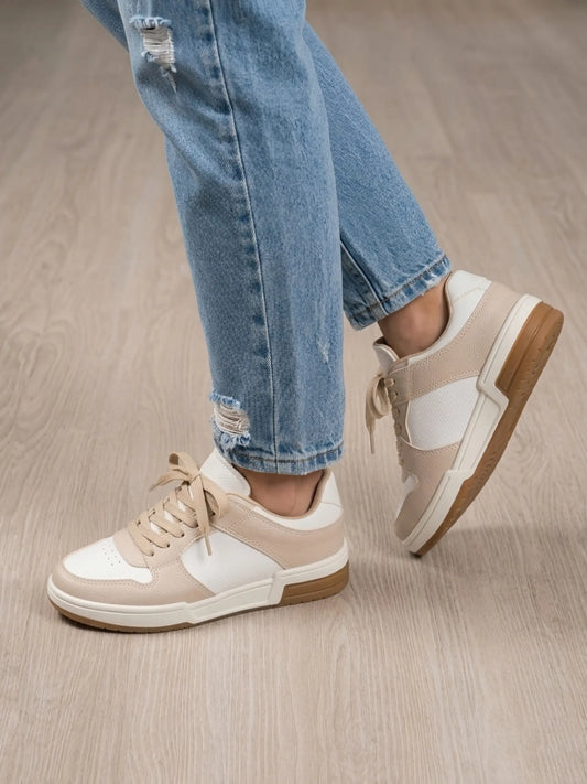 tenis de mujer celio champagne 
