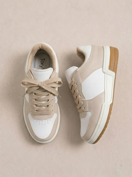 tenis de mujer celio champagne 1