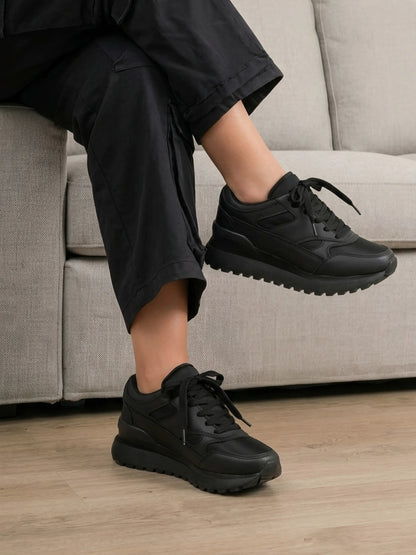 tenis de mujer london negro 4