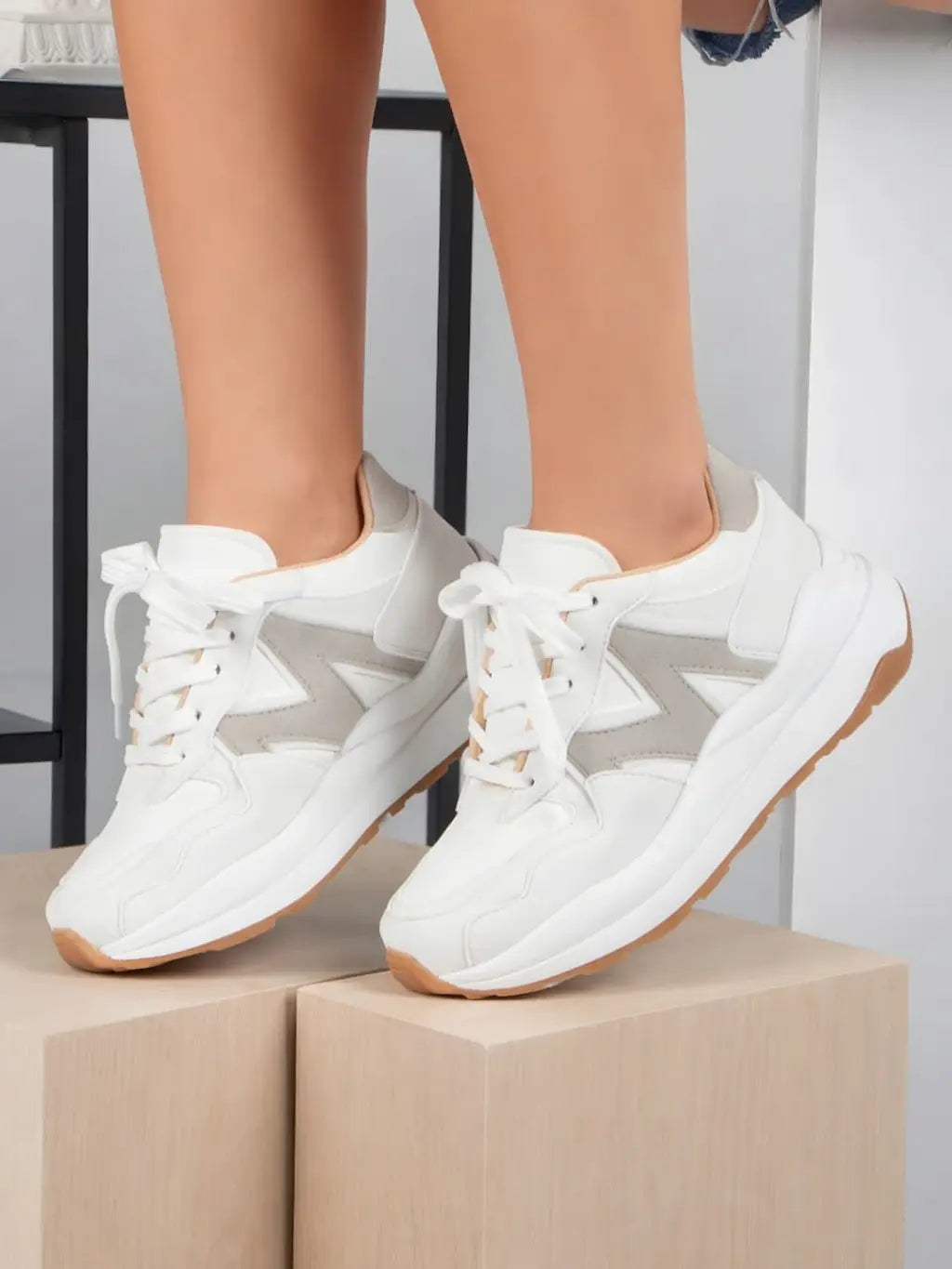 tenis de mujer nasara blanco 3