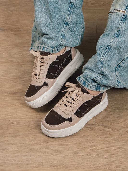 tenis de mujer nebraska chocolote1