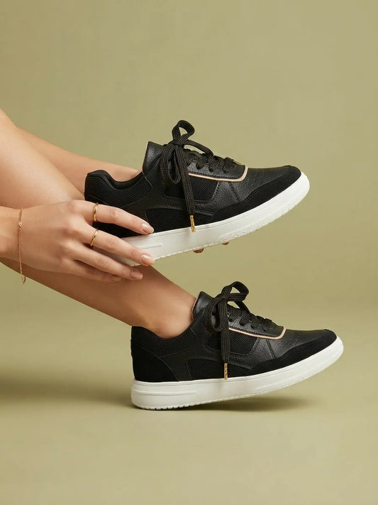 tenis de mujer tany blanco negro 1