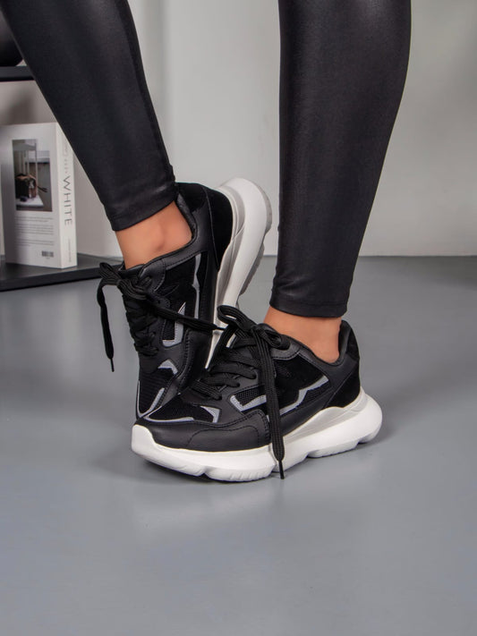 tenis de mujer valencia negro 1