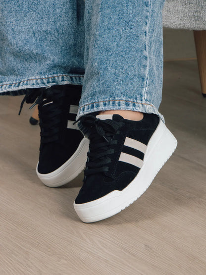 tenis de mujer york negro