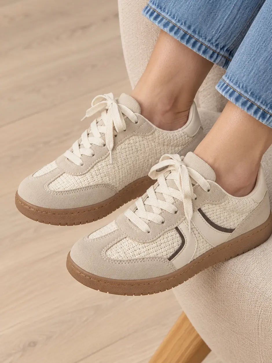 tenis para mujer cami crema 1