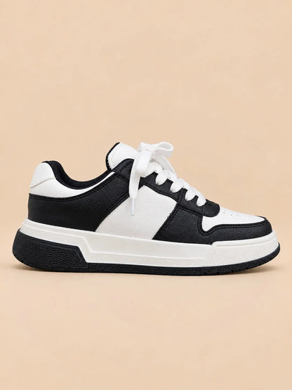 tenis para mujer celio blanco negro 8