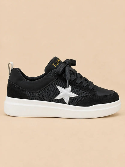 tenis para mujer golden negro 