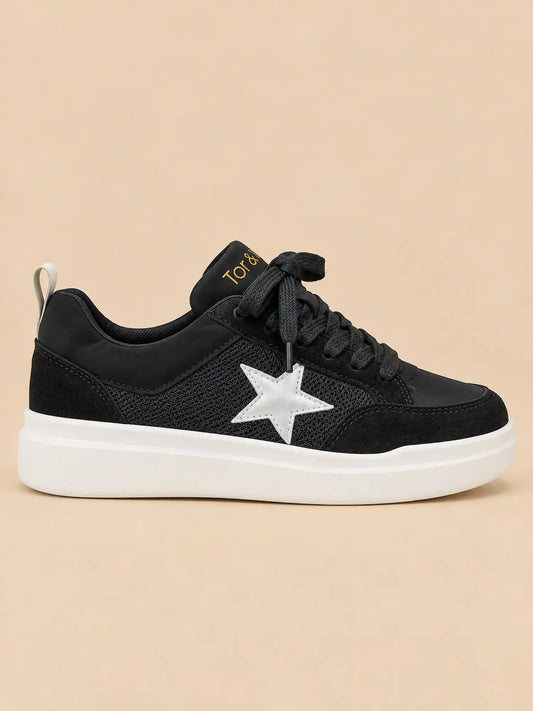 tenis para mujer golden negro 